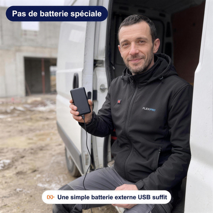 Veste Chauffante de Chantier – FLEXIPRO