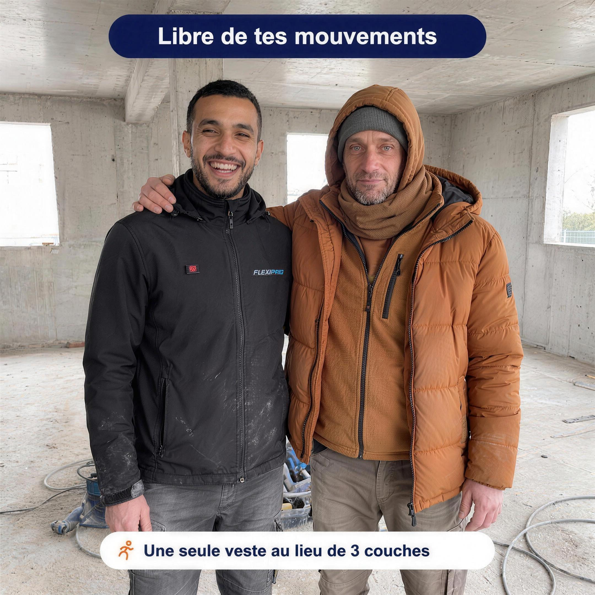 Veste Chauffante de Chantier – FLEXIPRO