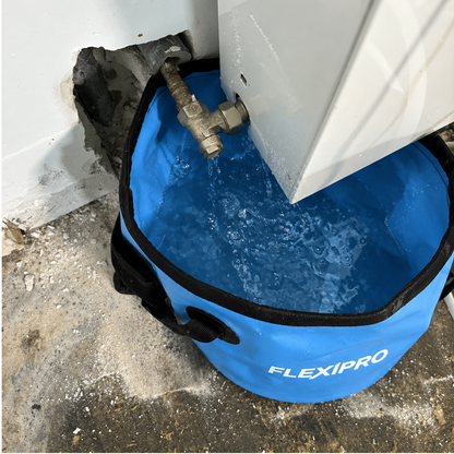 Seau de plombier pliable